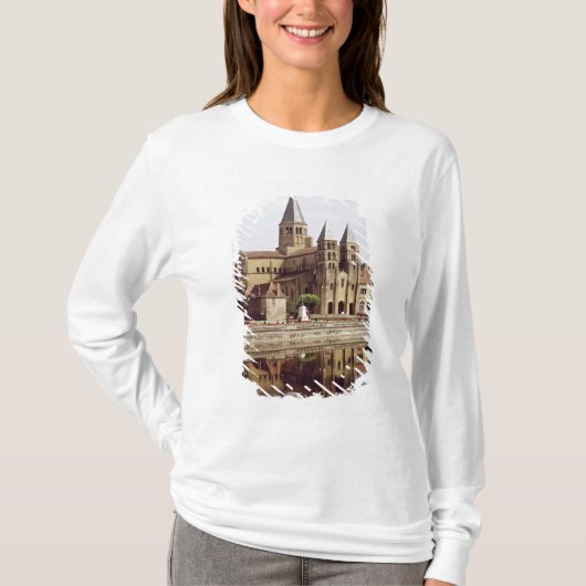Notre Dameの教会の眺め Tシャツ (正面)