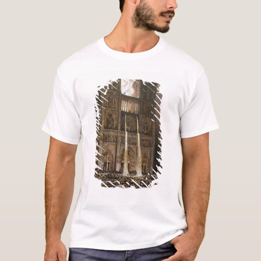 Notre Dameを包囲している住民 Tシャツ (正面)
