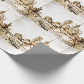 「Notre Dameカテドラル」のイメージの紙を包んで下さい ラッピングペーパー (角)