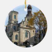 Notre Dameケベックカナダのオーナメント セラミックオーナメント (裏面)