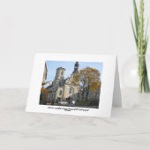 Notre Dameケベック、ケベックのクリスマスカード シーズンカード (裏面)