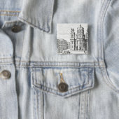 Notre Dame、ザルツブルク、「Entからのオーストリアの教会、 缶バッジ (インサイチュ)