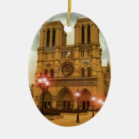 Notre Dame セラミックオーナメント (正面)
