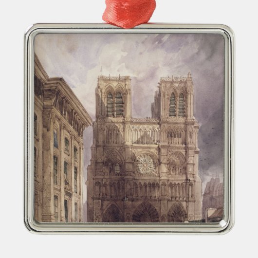 Notre Dame、パリ1836年のカテドラル メタルオーナメント (正面)