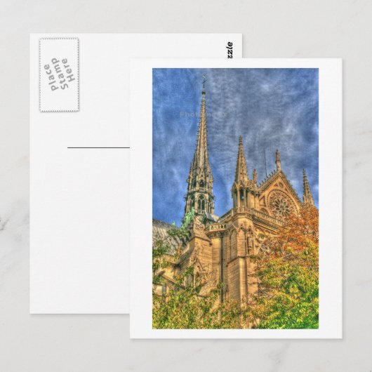 Notre Dame ポストカード (正面/裏面)