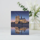 Notre Dame Cathedra Paris France ポストカード (スタンド正面)