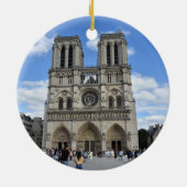 Notre Dame Cathedral, Paris, France セラミックオーナメント (裏面)