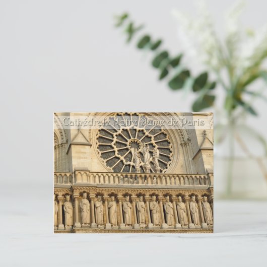 Notre-Dame Cathedral -Paris, postcard ポストカード (スタンド正面)