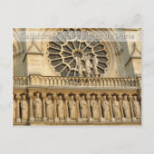 Notre-Dame Cathedral -Paris, postcard ポストカード (正面)
