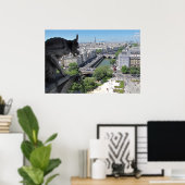 Notre Dame de Parisからの眺め(ポスター) ポスター (ホームオフィス)