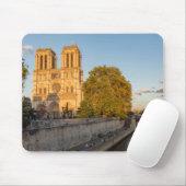 Notre Dame de Paris at Golden Hour - Paris, France マウスパッド (マウス)