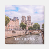 Notre Dame de Paris France Catholic cathedral マグネット (正面)