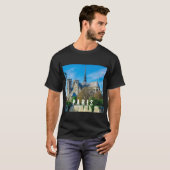 Notre Dame de Paris in France T-Shirt Tシャツ (正面フル)
