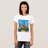 Notre Dame de Paris in France T-Shirt Tシャツ (正面フル)
