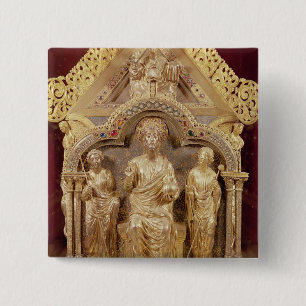 Notre Dame de TournaiのShrine私達の女性の 缶バッジ