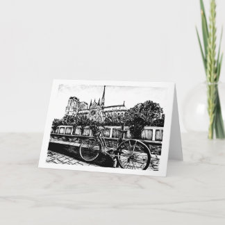 Notre Dame Note Card 5x7 カード