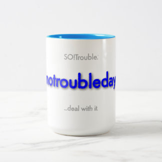 notroubleday! Two-Tone coffee mug ツートーンマグカップ