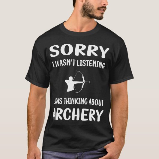 Not's聞アーチェリー弓矢の矢の弓 Tシャツ (正面)