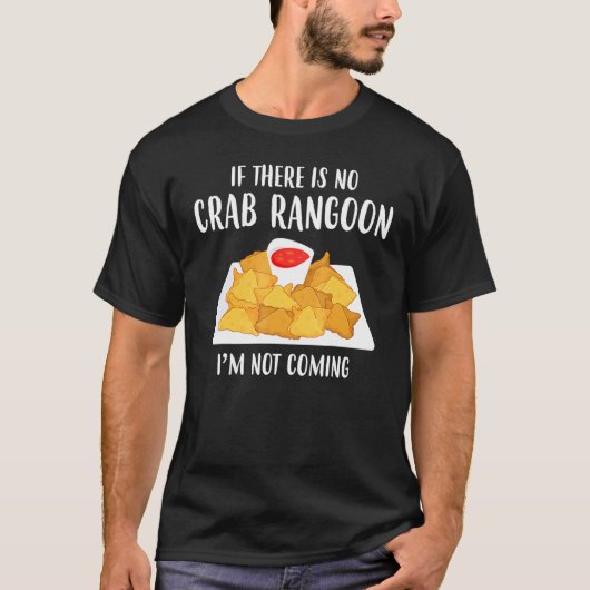 Not's 来 Food 中国の Lover Crab Rangoon Tシャツ (正面)