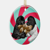 Nottaくまのキャンディ・ケーン セラミックオーナメント (右)