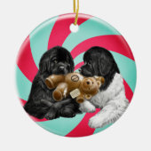 Nottaくまのキャンディ・ケーン セラミックオーナメント (正面)