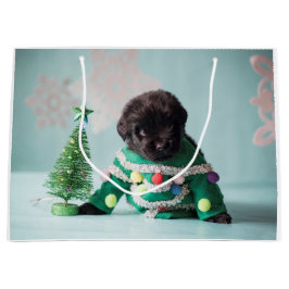 Nottaくまの子犬のギフトバッグ ラージペーパーバッグ