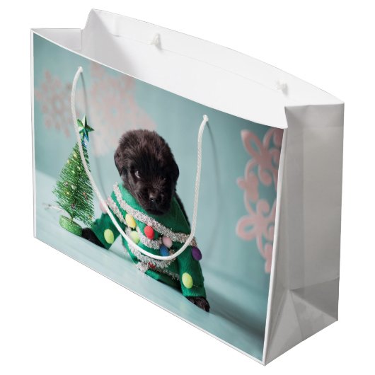Nottaくまの子犬のギフトバッグ ラージペーパーバッグ (裏面アングル)