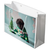 Nottaくまの子犬のギフトバッグ ラージペーパーバッグ (正面アングル)