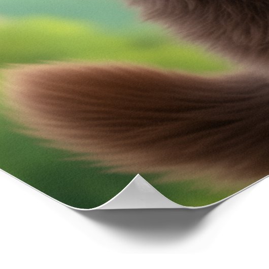 Notta Bear stumpy ポスター (角)