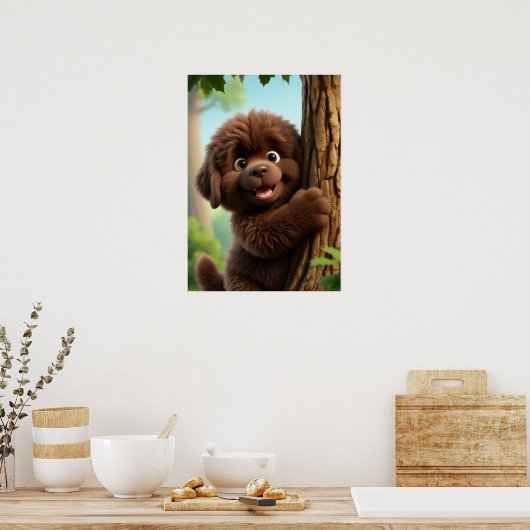 Notta Bear stumpy ポスター (キッチン)