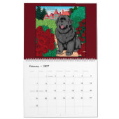 Notta Bears State Dog of Oregon: The Newfoundland カレンダー (2月 2027)