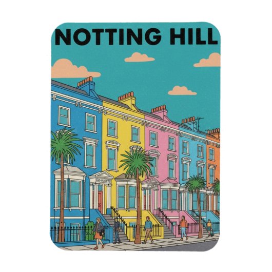 Notting Hill London マグネット (縦)