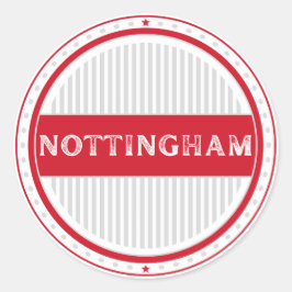 Nottingham City Pride Emblem – English Identity ラウンドシール