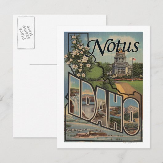 Notus, IdahoLarge Letter ScenesNotus, ID ポストカード (正面/裏面)