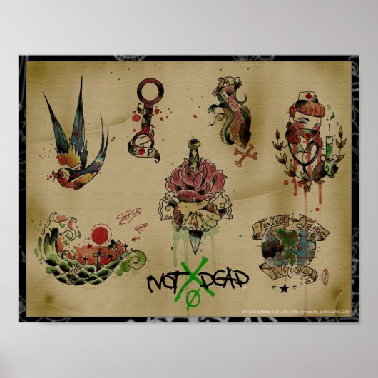 NOTxDEADタトゥーフラッシュポスター ポスター (正面)