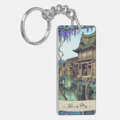 Nouet Noel Kameidoの向こうずねのhangaの日本人の景色 キーホルダー (正面左)