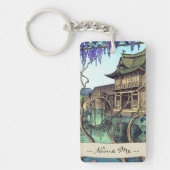 Nouet Noel Kameidoの向こうずねのhangaの日本人の景色 キーホルダー (正面)