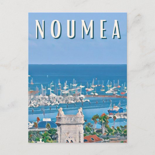 Nouméa Photo Vintage  ポストカード (正面)