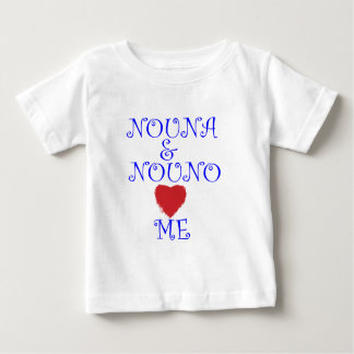 NOUNAおよびNOUNOは私を愛します ベビーTシャツ