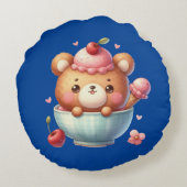 nounours glace coussin  ラウンドクッション (裏面)