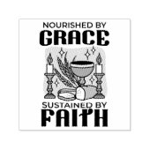 Nourished by Grace, Sustained by Faith Design セルフインキングスタンプ (デザイン)