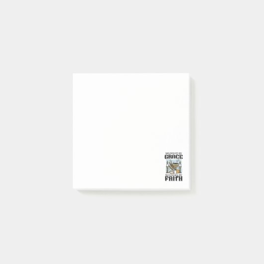 Nourished by Grace, Sustained by Faith Design ポストイット (正面)