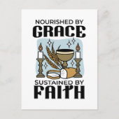 Nourished by Grace, Sustained by Faith Design ポストカード (正面)