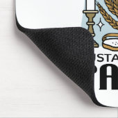 Nourished by Grace, Sustained by Faith Design マウスパッド (コーナー)