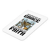 Nourished by Grace, Sustained by Faith Design マグネット (左側)