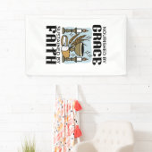 Nourished by Grace, Sustained by Faith Design 横断幕 (インサイチュ)