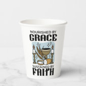 Nourished by Grace, Sustained by Faith Design 紙コップ (裏面)