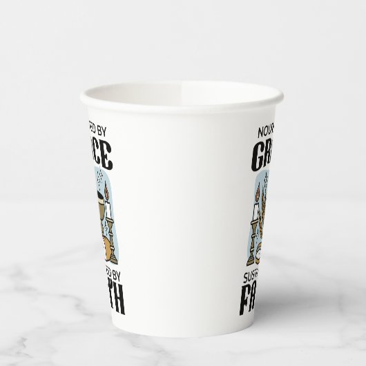 Nourished by Grace, Sustained by Faith Design 紙コップ (左)