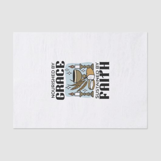 Nourished by Grace, Sustained by Faith Design 薄葉紙 (正面)