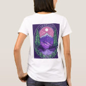 Nous valons un logo avecフライヤーデザイン tシャツ (裏面)